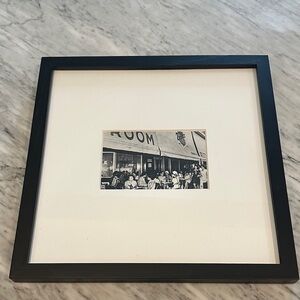 Black Framed Vintage Photo Art